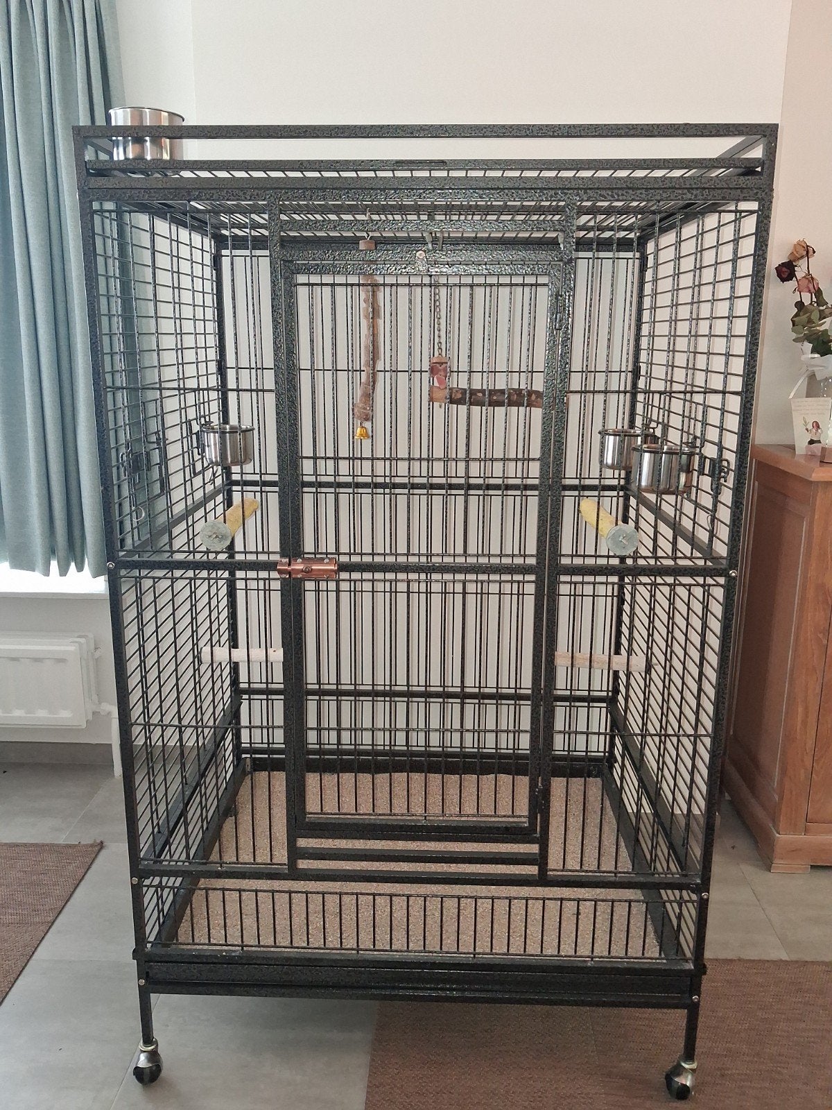 Vogelkooi montana arkansas I, Ophalen, Nieuw, Aluminium, Vogelkooi