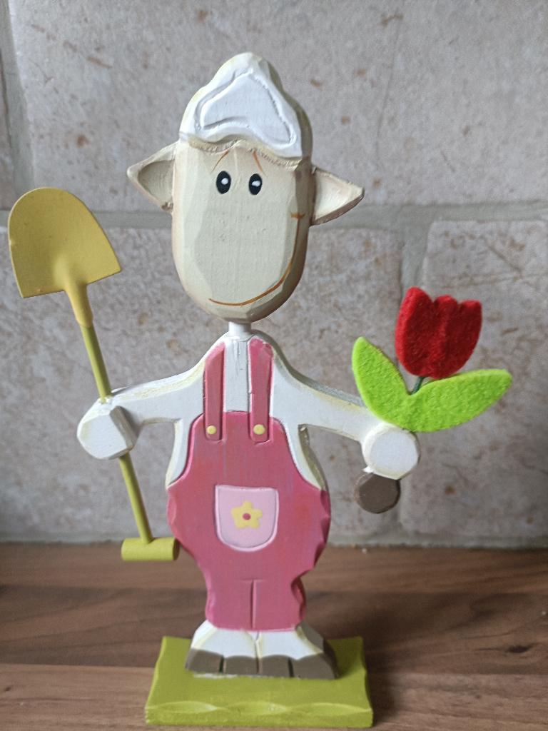 houten figuurtjes schaapjes, Verzamelen, Ophalen, Nieuw