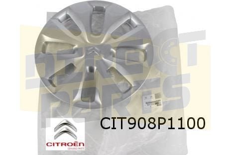 Citroën C1 (5/14-) Wieldop 14'' design star  Origineel!  B00, -, Verzenden, -, Nieuw