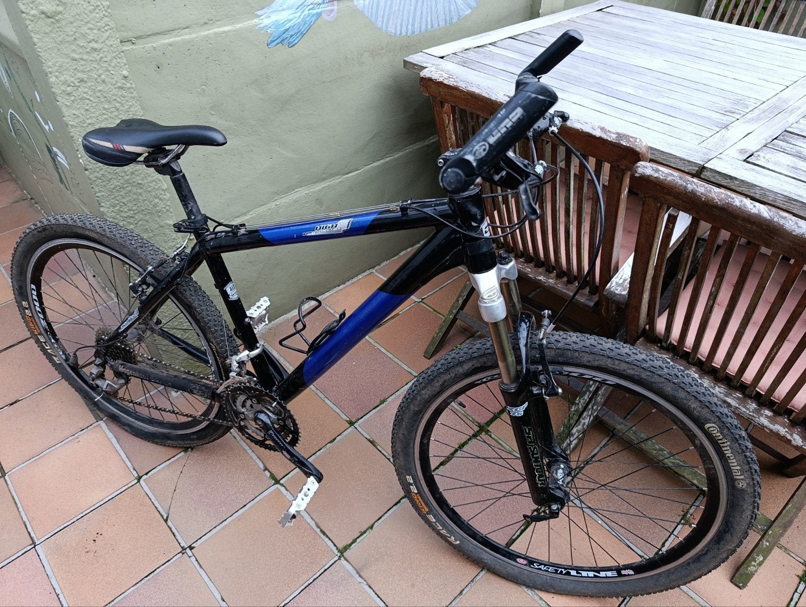 mountainbike high Performance, Ophalen, Gebruikt, High Performance, V-brakes