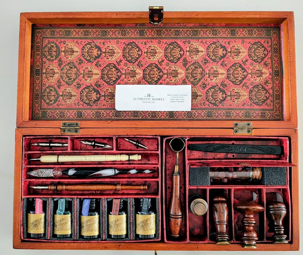 Coffret d’écriture vintage – Authentic Models –, Comme neuf, Autres types