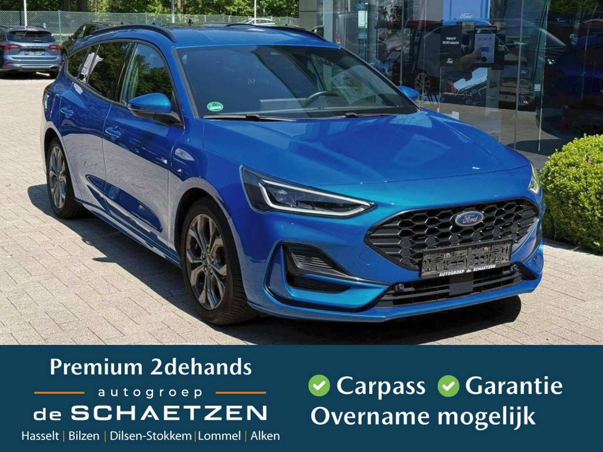 Ford Focus Clipper - ST Line X - Adaptive Led - Automaat, Auto's, Stof, Gebruikt, Blauw, 84 kW