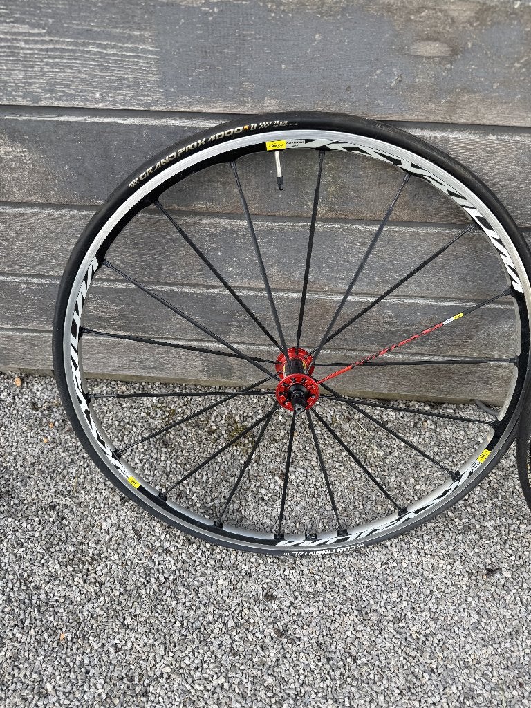 Fietswielen Mavic Ksyrium SSL Carbon naven., Racefiets, Zo goed als nieuw, Mavic, Carbon
