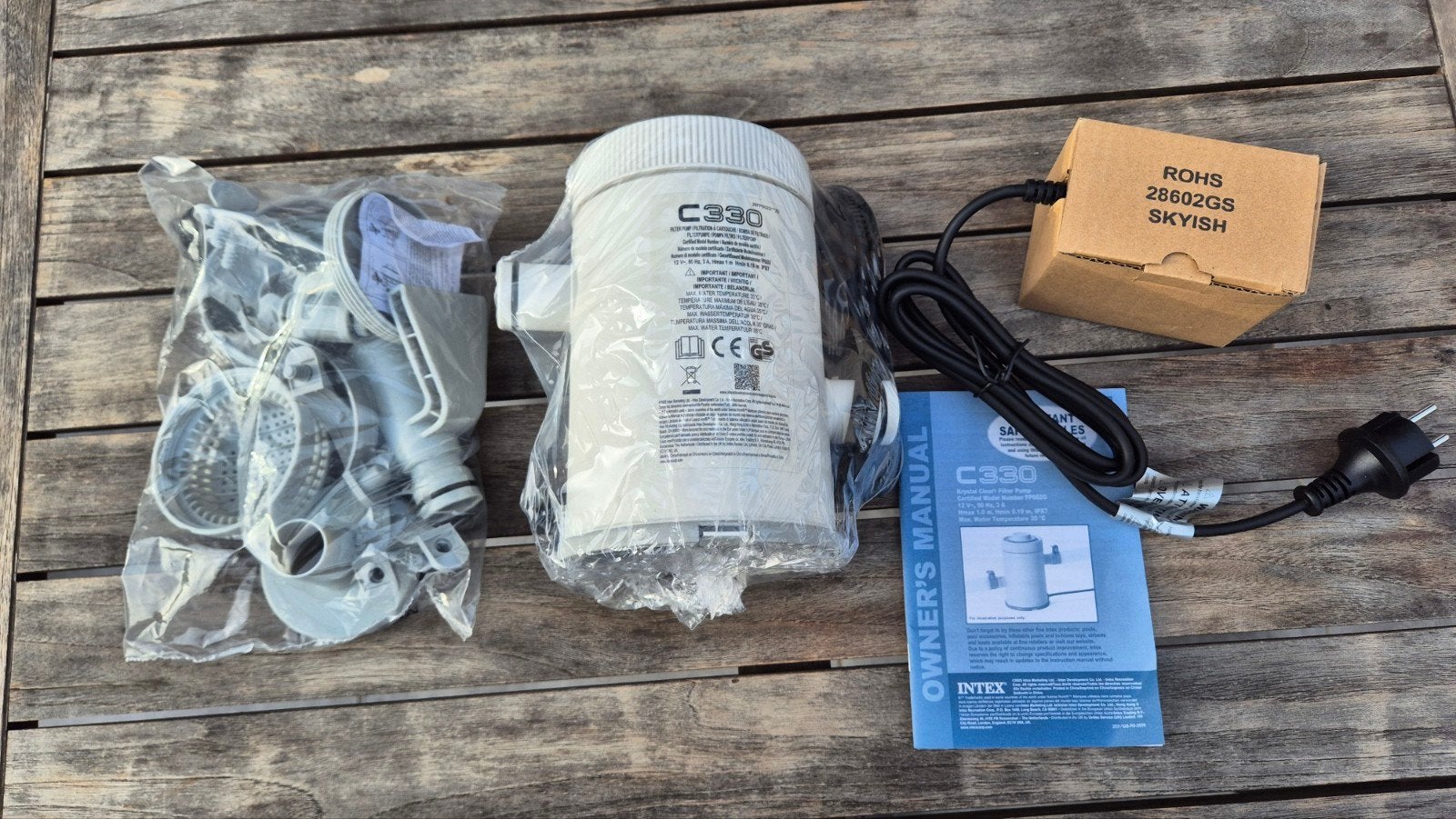 Intex C330 filterpomp, Ophalen of Verzenden, Nieuw, Filter