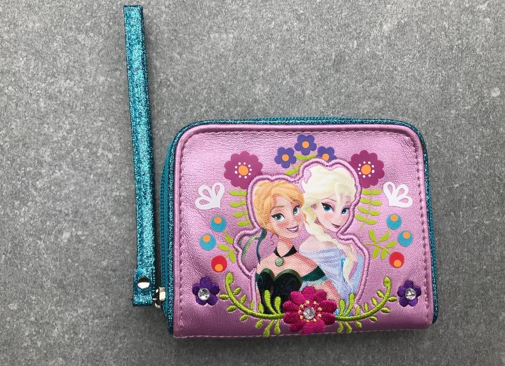 Portefeuille pour filles, La reine des neiges, Disneyland, Autres marques, Cuir, Enlèvement ou Envoi, Rose