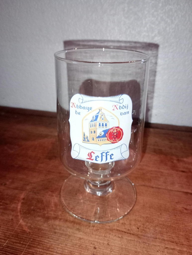 Brasserie bière ancien verre Abbaye de Leffe, Collections, Enlèvement ou Envoi, Utilisé, Verre ou Verres, Leffe
