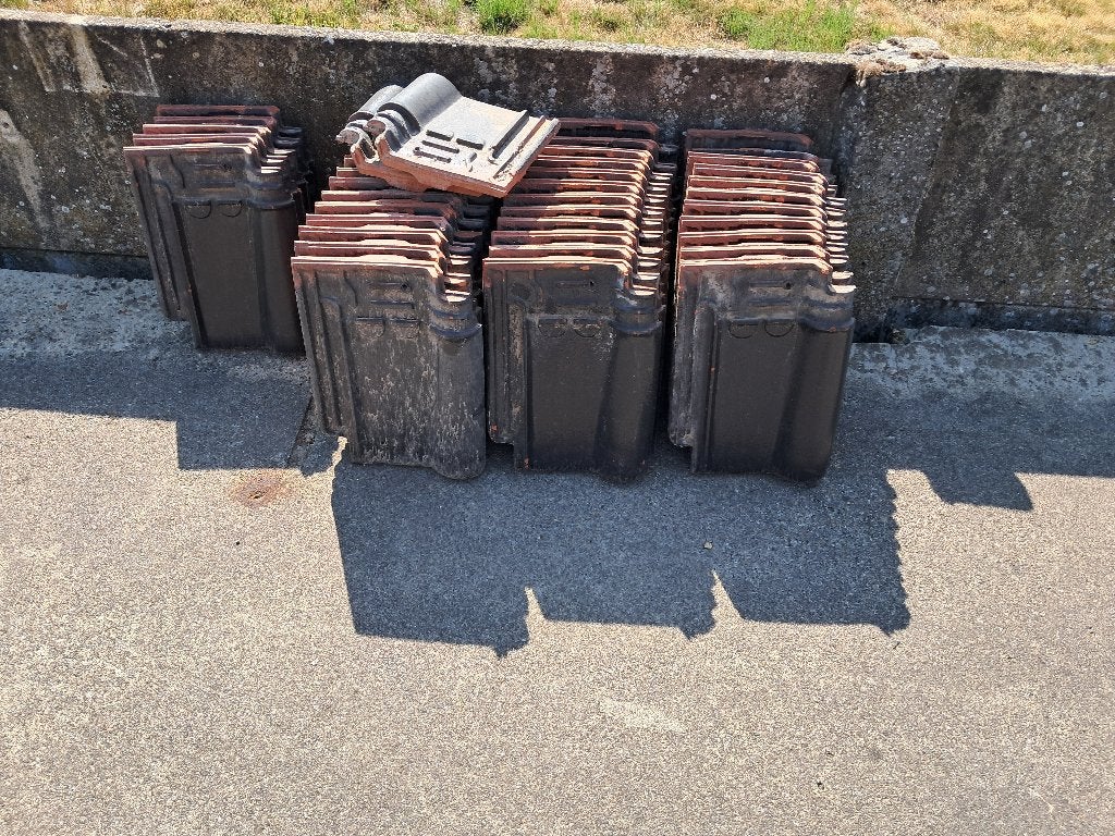 Dakpannen, Doe-het-zelf en Bouw, Ophalen, Gebruikt, Steen of Klei, Dakpannen