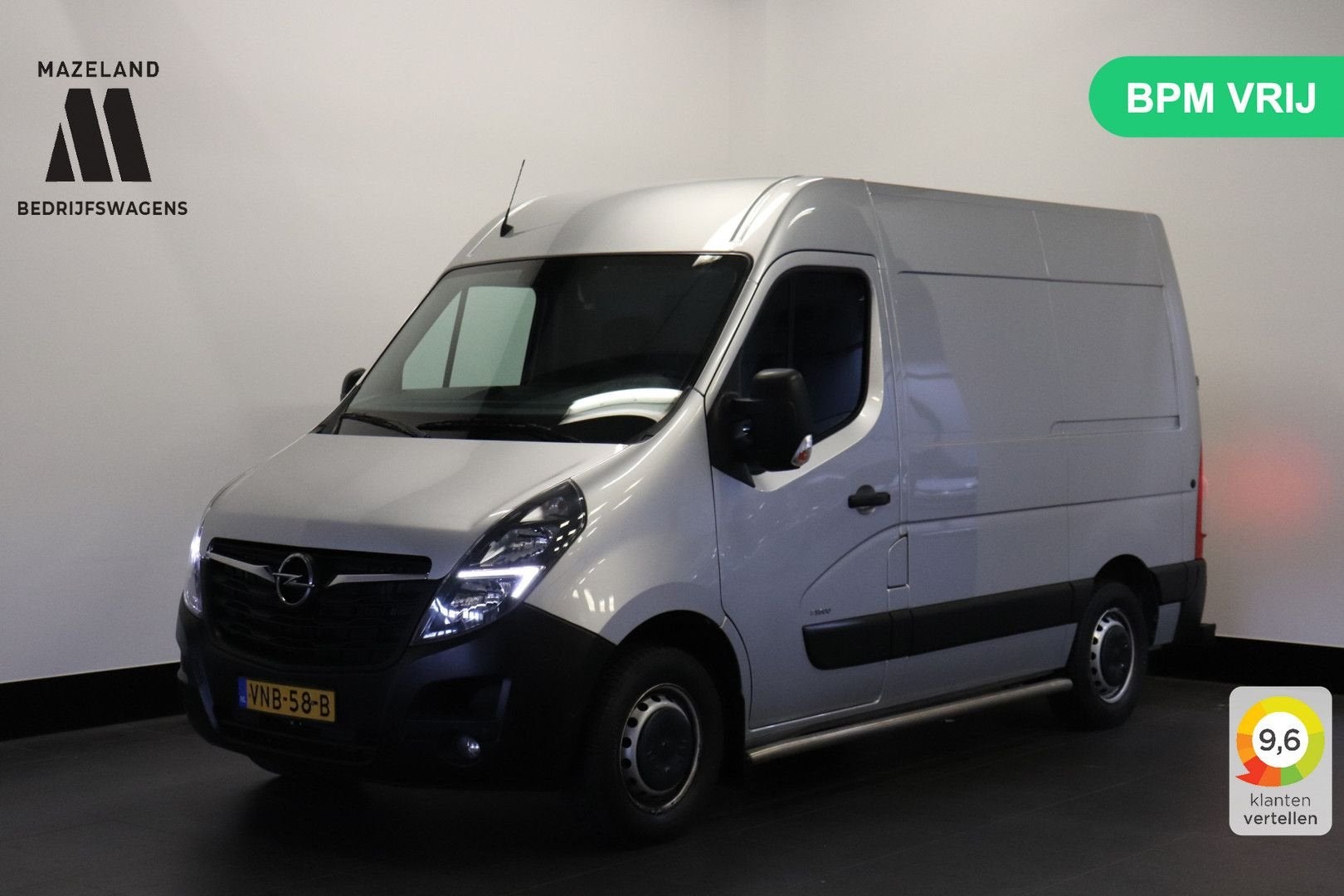 Opel Movano 2.3 Turbo 180PK L1H2 EURO 6 - Airco - Navi - Cru, Autos, Camionnettes & Utilitaires, Argent ou Gris, Achat, Entreprise