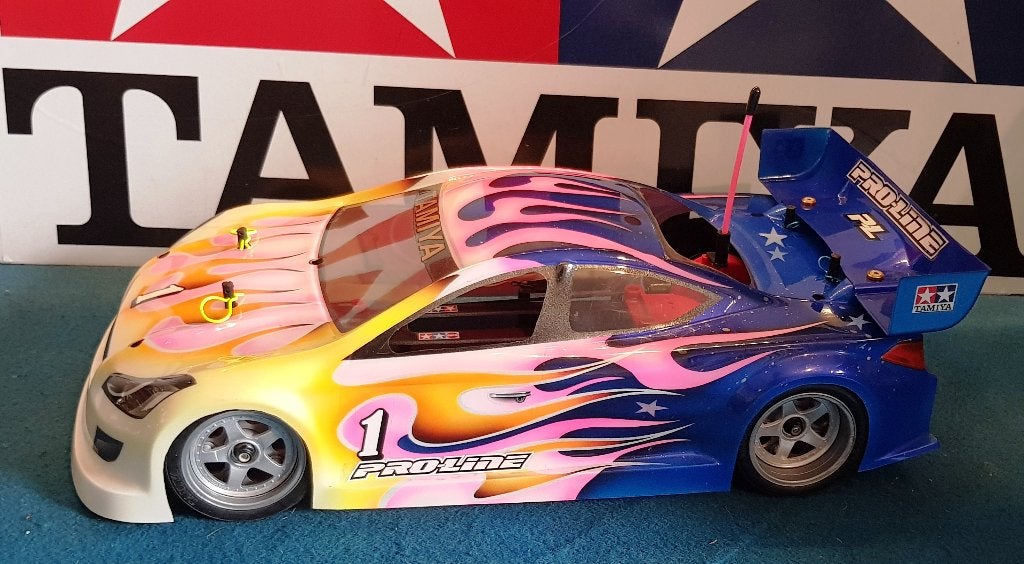 Tamiya TA01/TA02W avec châssis FRP + moteur Technigold, Hobby & Loisirs créatifs, Modélisme | Radiocommandé & Téléguidé | Voitures