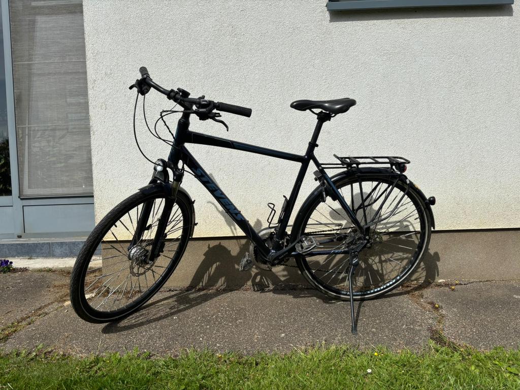 Stadfiets Stevens met schijfremmen, 58cm, Fietsen en Brommers, Fietsen | Heren | Herenfietsen, Gebruikt, Overige merken, 57 tot 61 cm