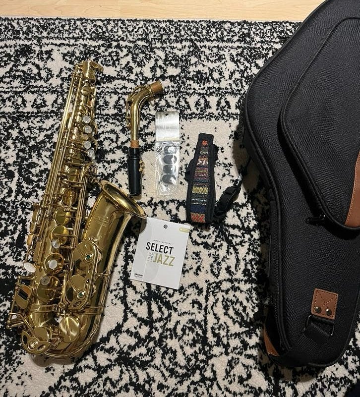 Alto saxofoon, Muziek en Instrumenten, Blaasinstrumenten | Saxofoons, Ophalen, Zo goed als nieuw