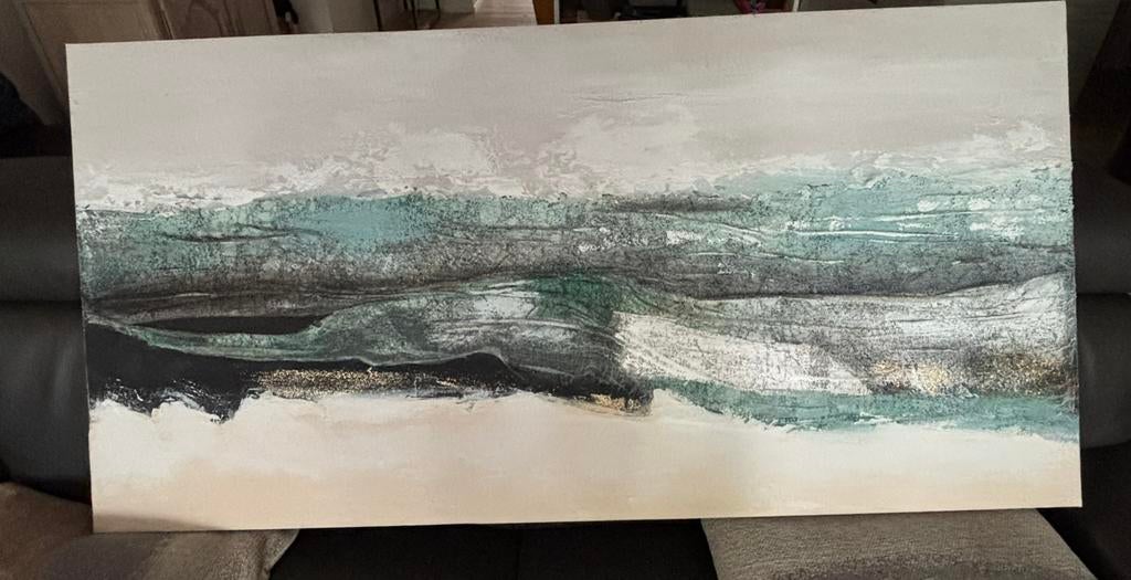 Modern schilderij op doek, Ophalen