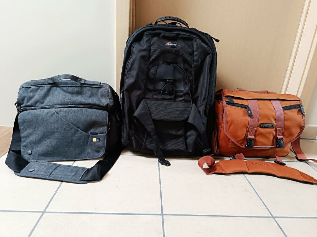 Lowepro Computrekker Plus AW+TENBA+CaseLogic, Enlèvement ou Envoi, Utilisé, Sac à bandoulière, Lowepro