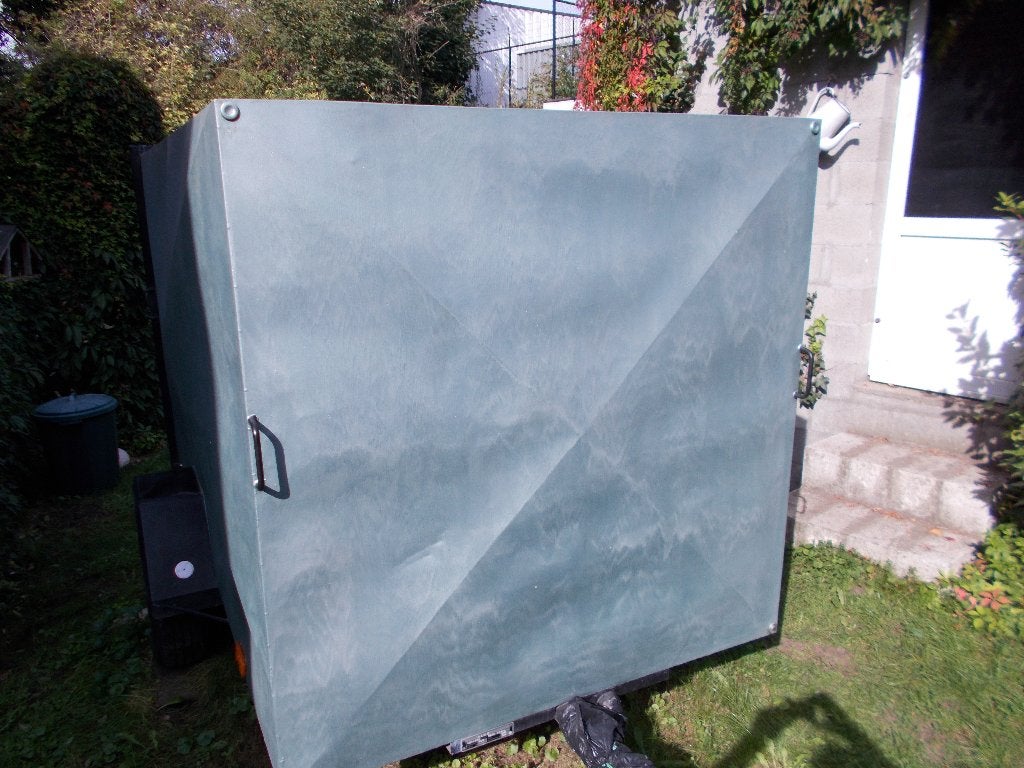 Gesloten aanhanger  ( - 750 Kg ), Ophalen