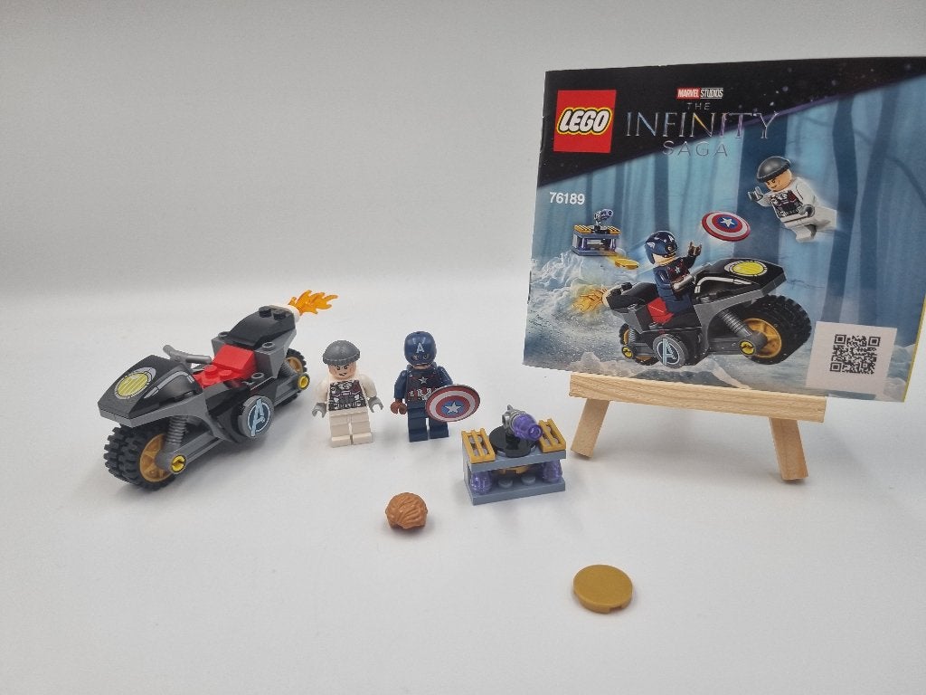 Lego Super Heroes 76189 Captain America et Hydra s'affronten, Enlèvement ou Envoi, Marvel, Lego, Ensemble complet