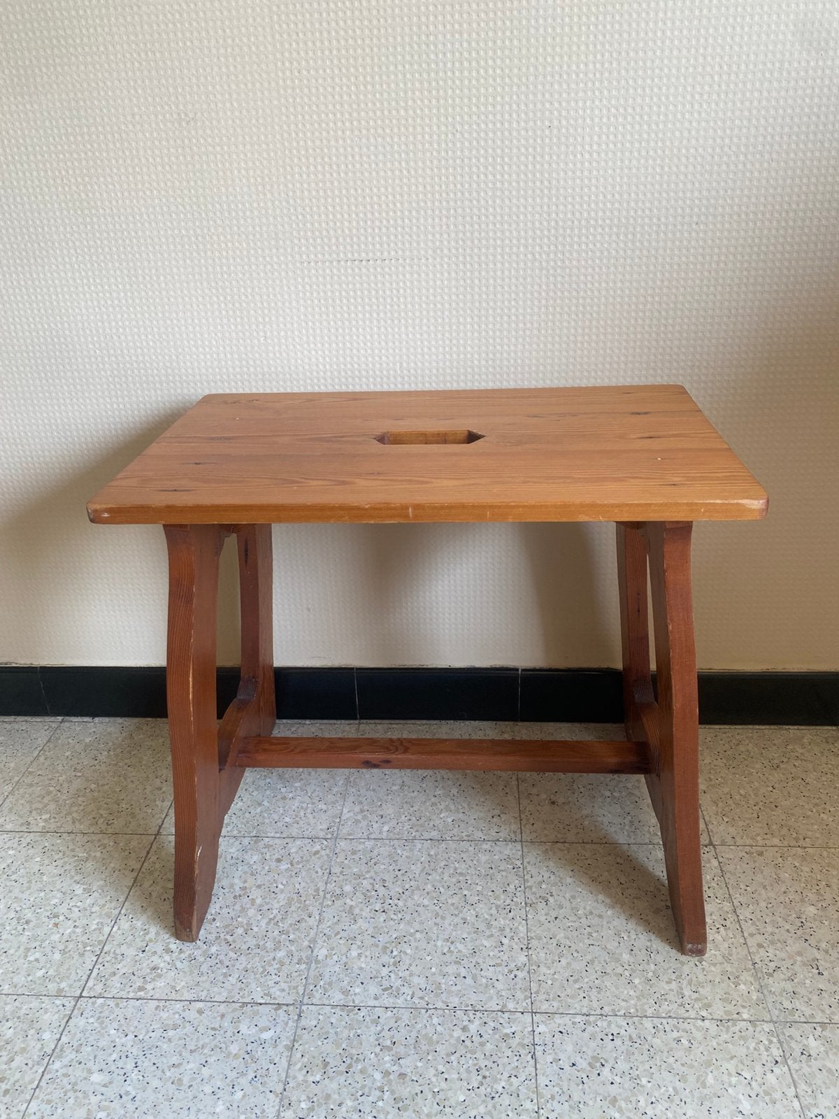 Tabouret/table d'appoint vintage, Enlèvement ou Envoi, Comme neuf, Bois