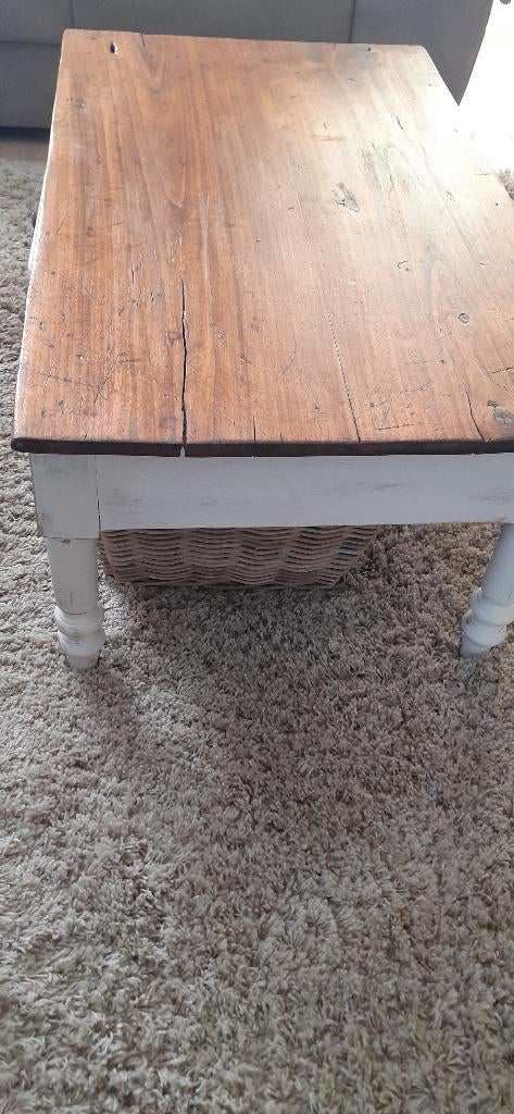 Landelijke Salontafel, 100 à 150 cm, Moins de 50 cm, Landelijk, Enlèvement