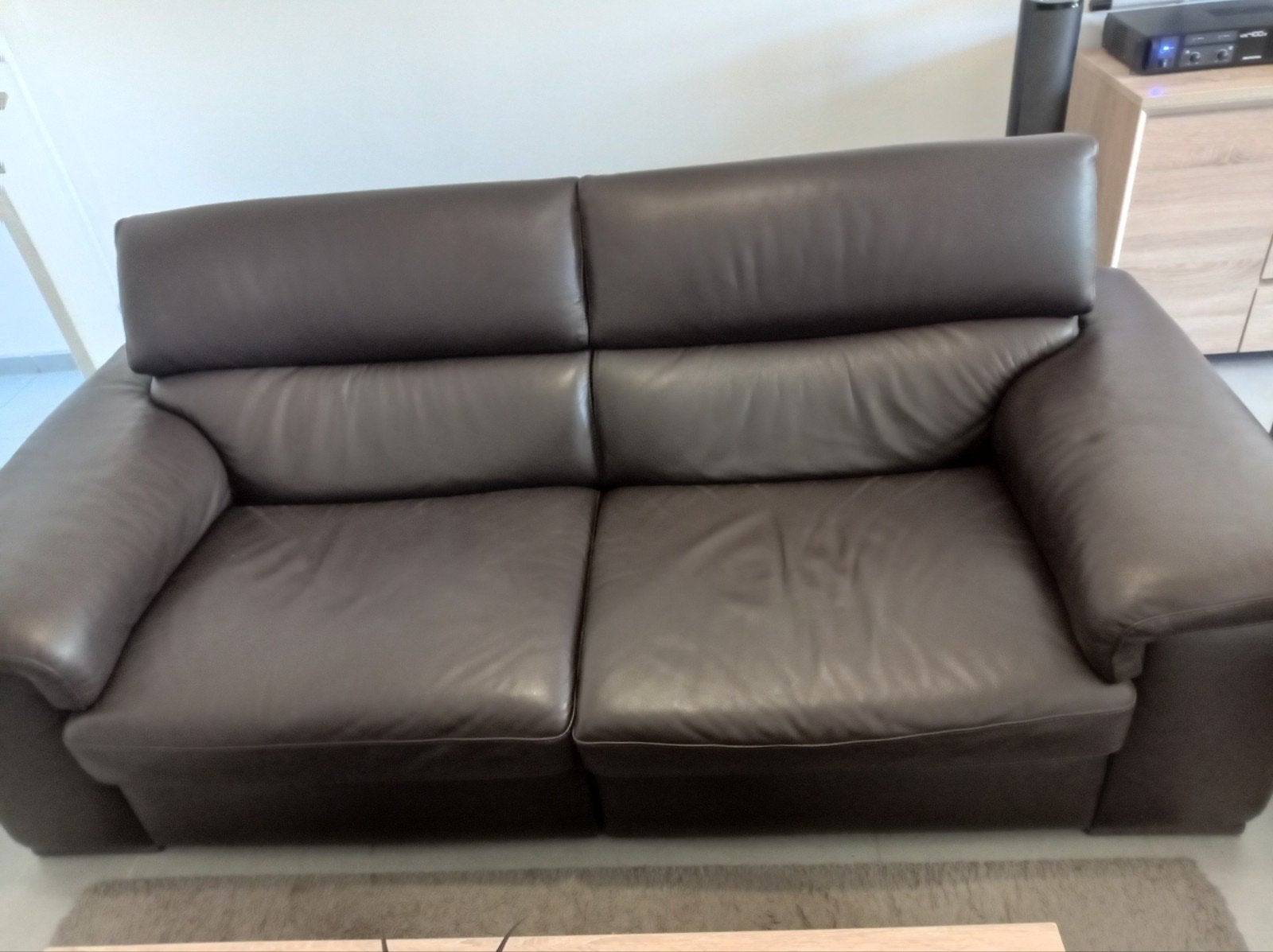 natuzzi leder zetels, Ophalen, Gebruikt