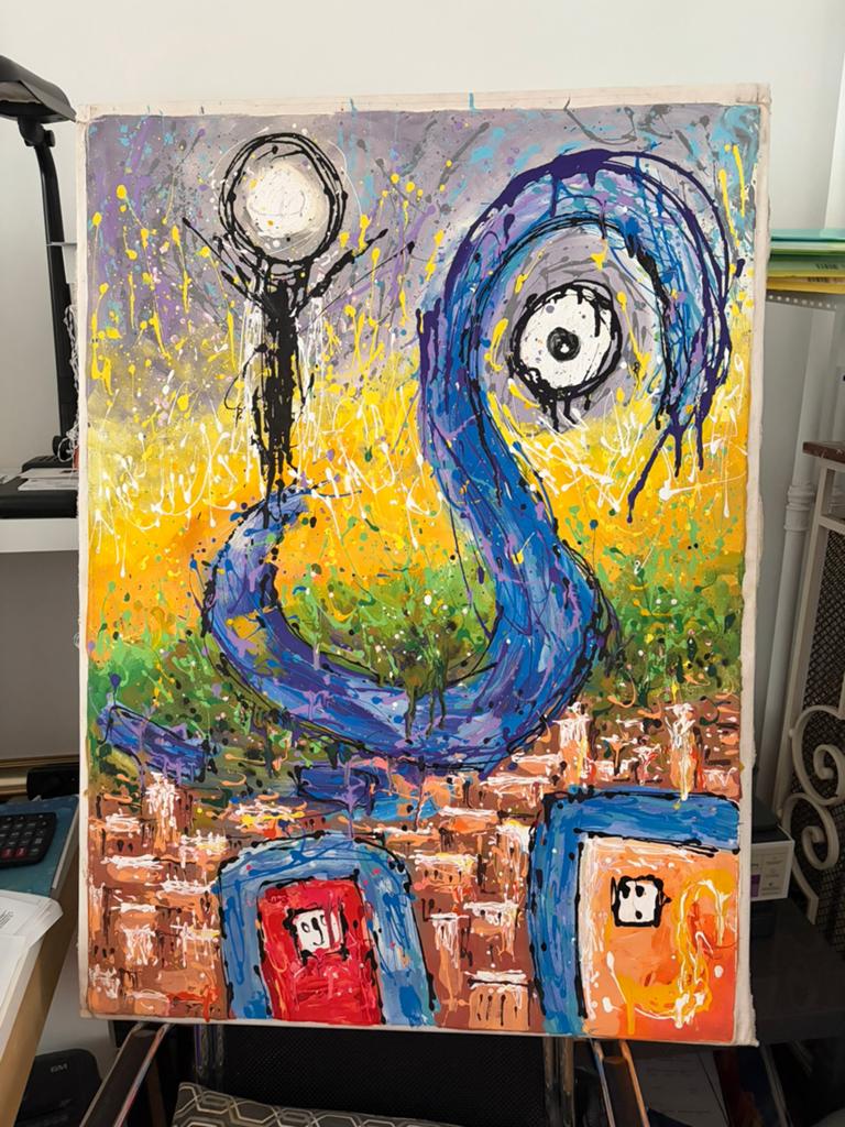 Peinture sur toile 70/90, Enlèvement