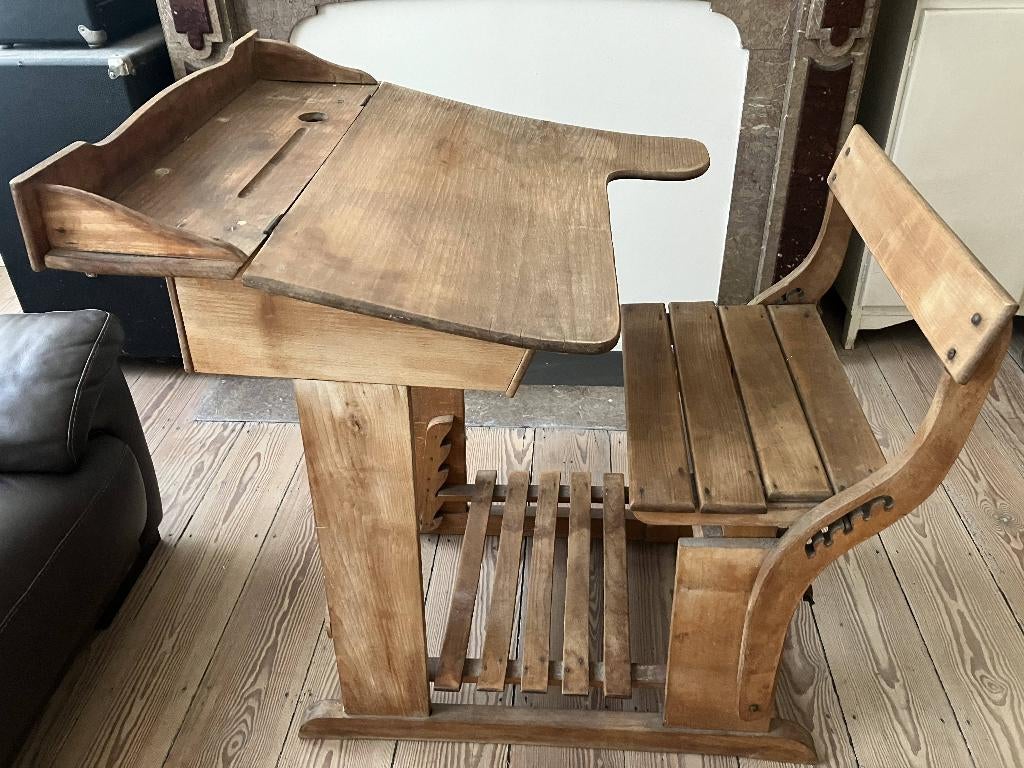 Houten verstelbare lessenaar, Kinderen en Baby's, Kinderkamer | Overige Meubels, Gebruikt, Overige typen, Ophalen