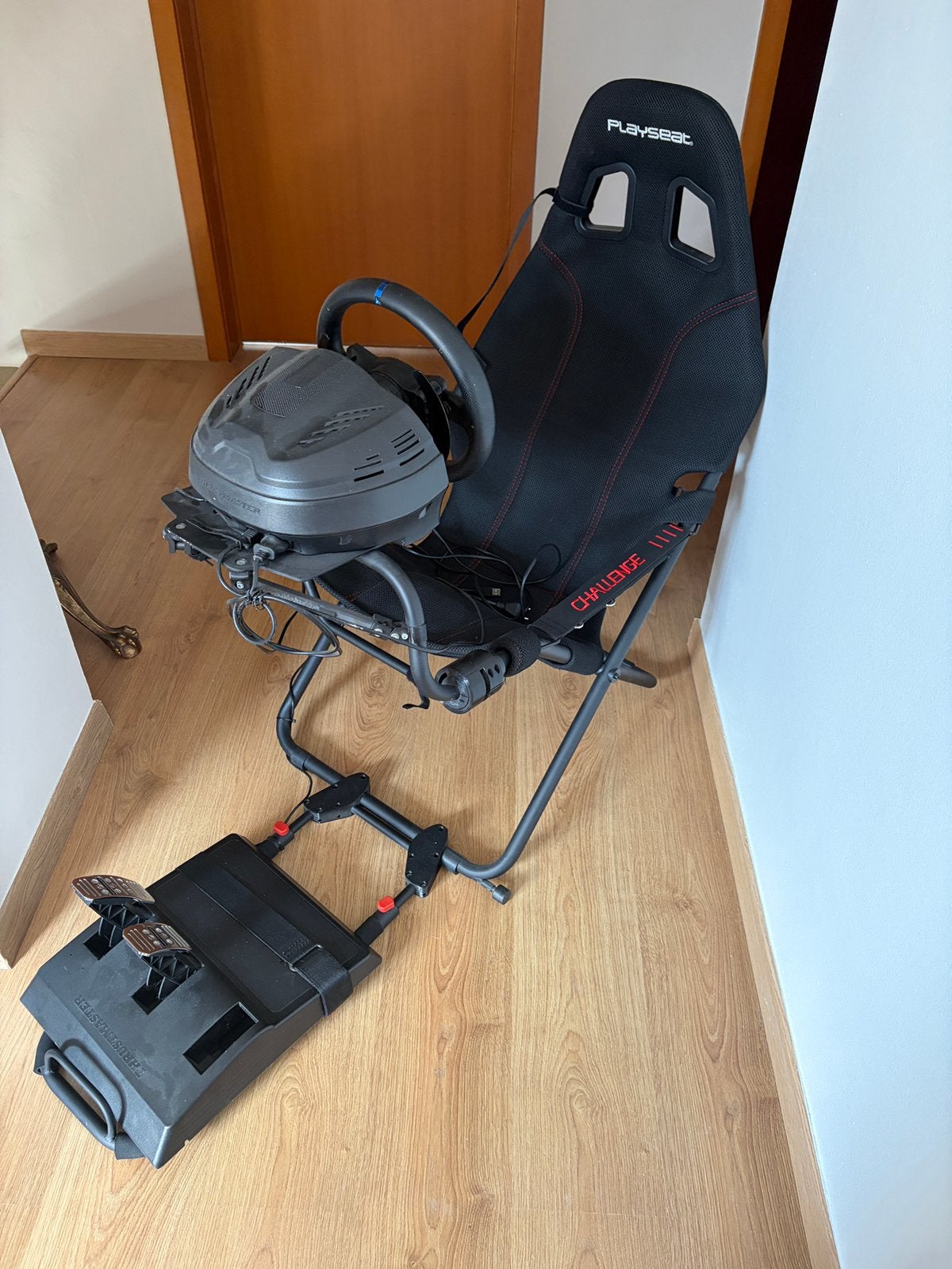 Playseat challange met verstevigingen + thrustmaster t300, Games en Spelcomputers, Ophalen, Gebruikt, Playseat of Racestoel, PlayStation 3