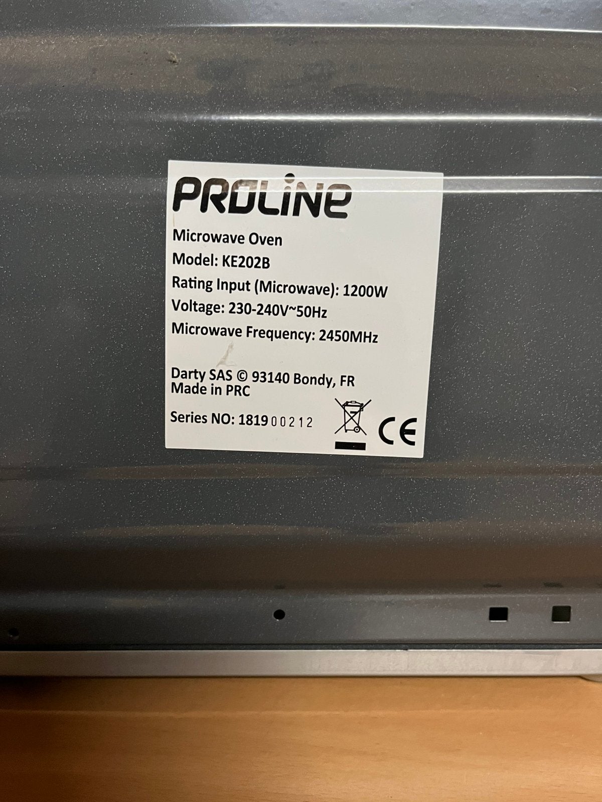 Microgolfoven, Audio, Tv en Foto, Accu's en Batterijen, Ophalen, Zo goed als nieuw