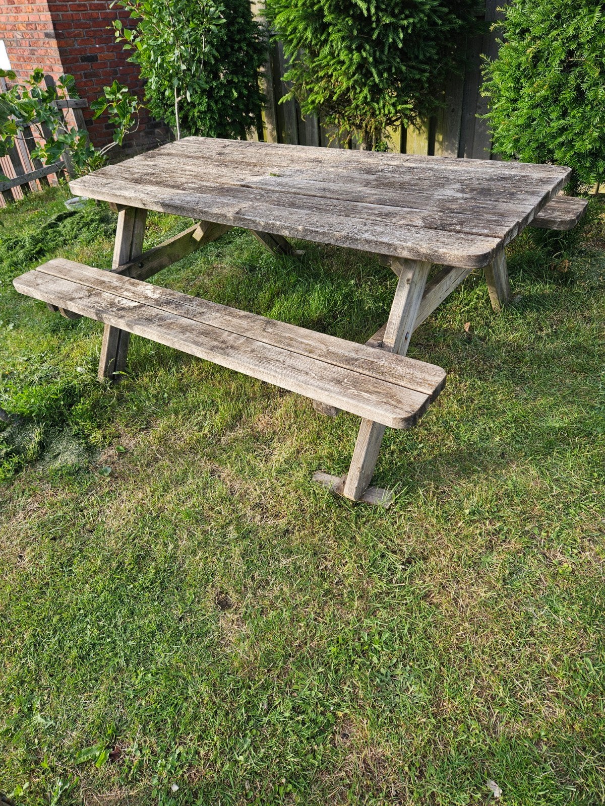 Picknicktafels L=175 cm Gebruikt in goede staat in Houthalen, Ophalen