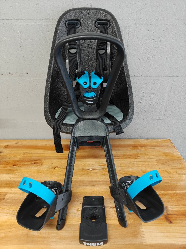 Siège vélo porte-bébé, Repose-pieds, Comme neuf, Enlèvement, 0 à 13 kg