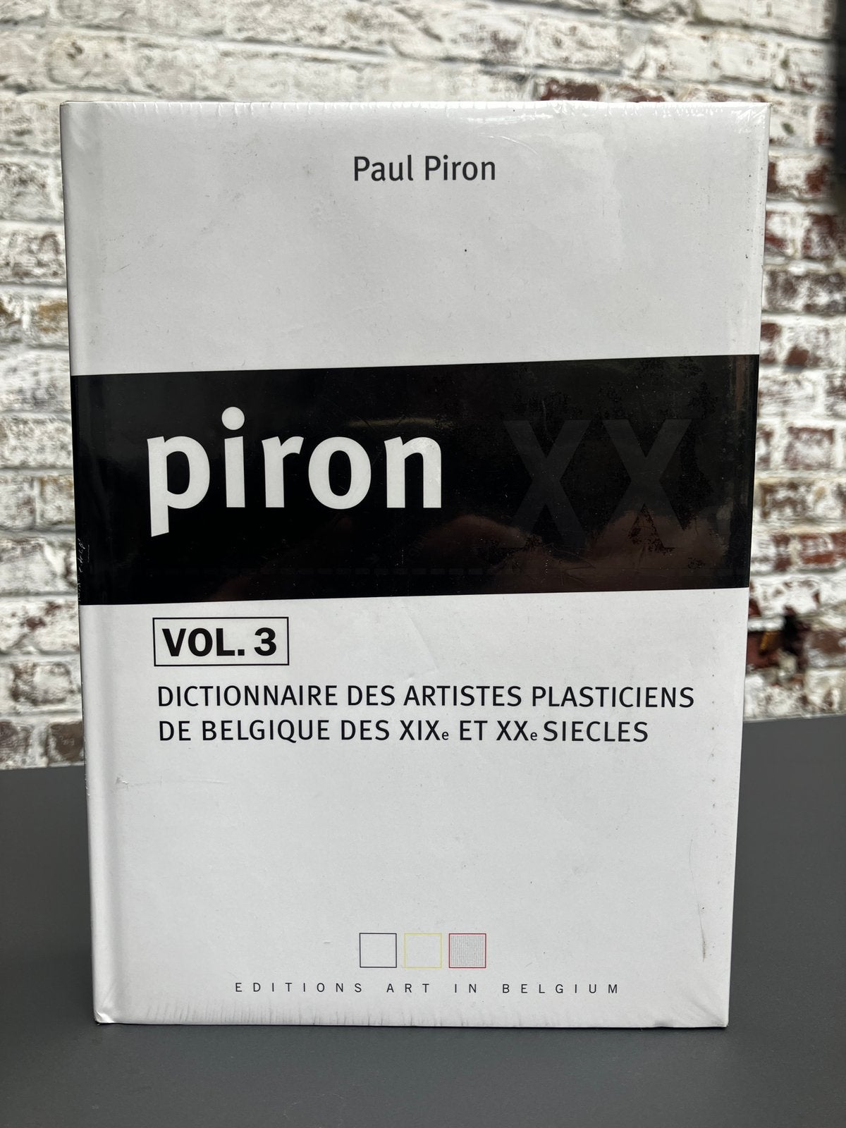 Piron vol. 3 Dictionnaire éditions art in belgium neuf nieuw, Enlèvement