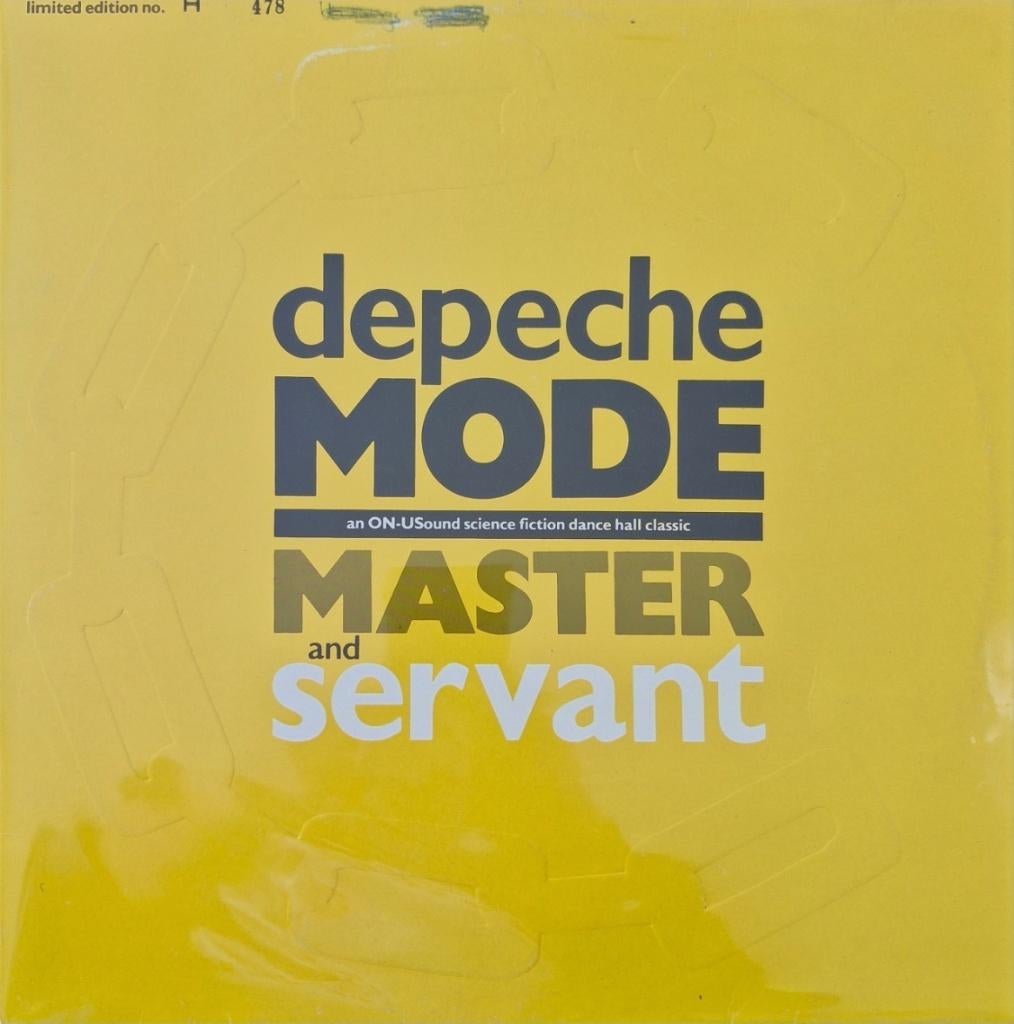 12"Si Depeche Mode « Master and Servant » (Ltd. Ed n 478), CD & DVD, Vinyles | Autres Vinyles, Utilisé, 12 pouces, Enlèvement ou Envoi