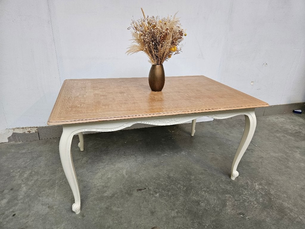 Table à manger Louis XV rénovée chêne massif 6 personnes, Maison & Meubles, Tables | Tables à manger, 100 à 150 cm, 100 à 150 cm