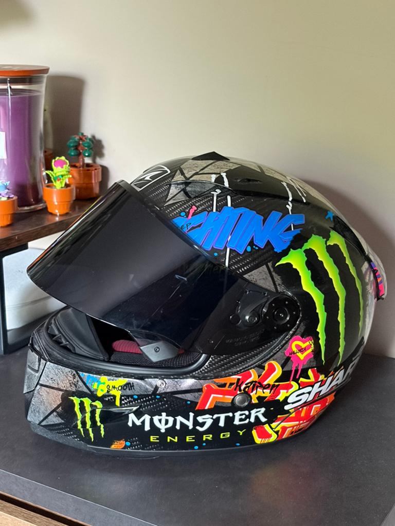 Race-R Pro Carbon Replica Lorenzo Catalunya GP Carbon, Motoren, Ophalen, M, Heren, Shark