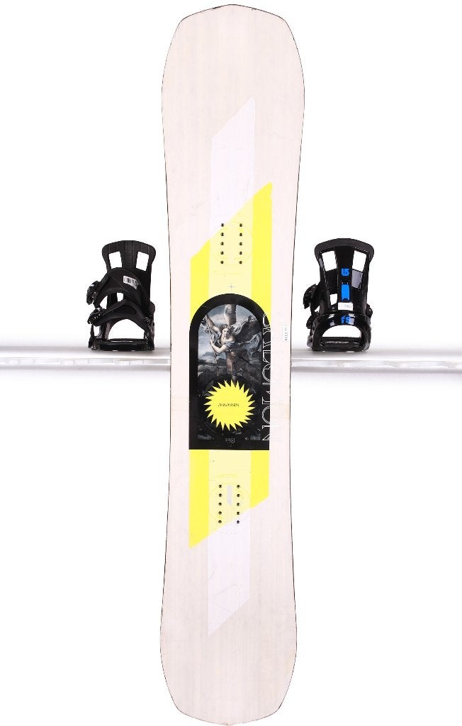 Planche à neige 158 ;163 cm SALOMON ASSASSIN WIDE 2024 blanc, Envoi, Utilisé, Planche