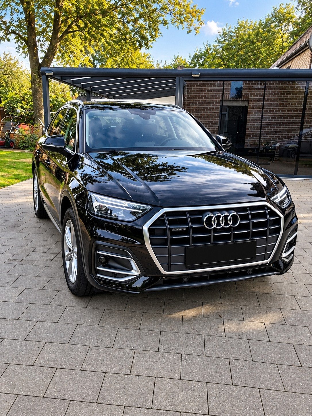 AUDI Q5 40 TDI QUATTRO 204 PK S TRONIC, Auto's, Automaat, Stof, Q5, Zwart