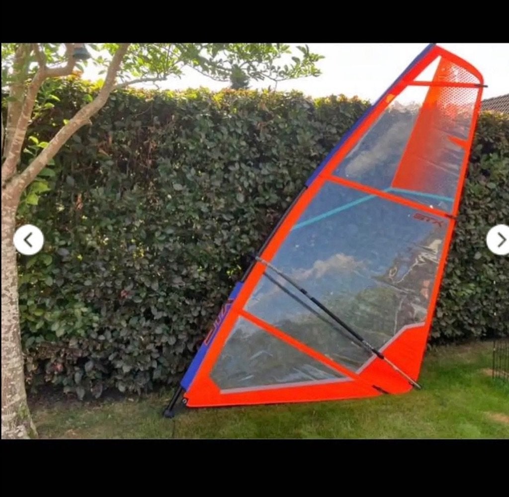 Windsurfzeil voor kinderen, STX, 3.5 à 5 m², Ensemble complet, Comme neuf