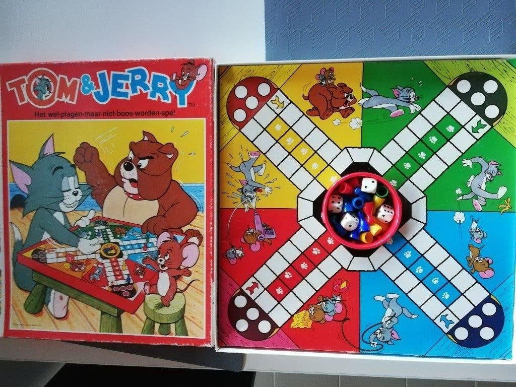 Gezelschapsspel Tom en Jerry, Hobby en Vrije tijd, Gezelschapsspellen | Bordspellen, Een of twee spelers, Ophalen of Verzenden