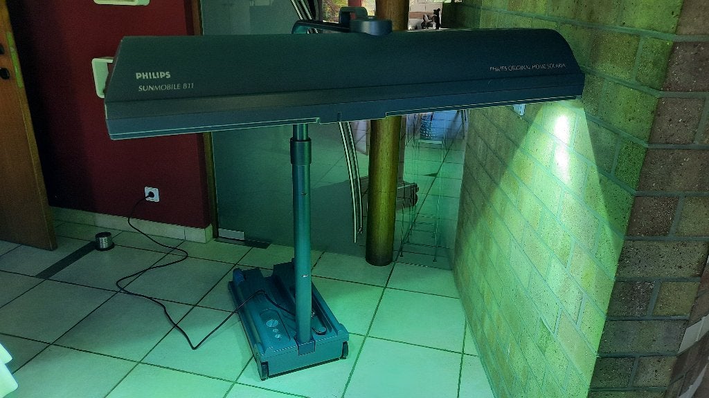 mobilel solarium Philips Sunmobile 811, Enlèvement, Comme neuf, Autres modèles, Moins de 10 lampes
