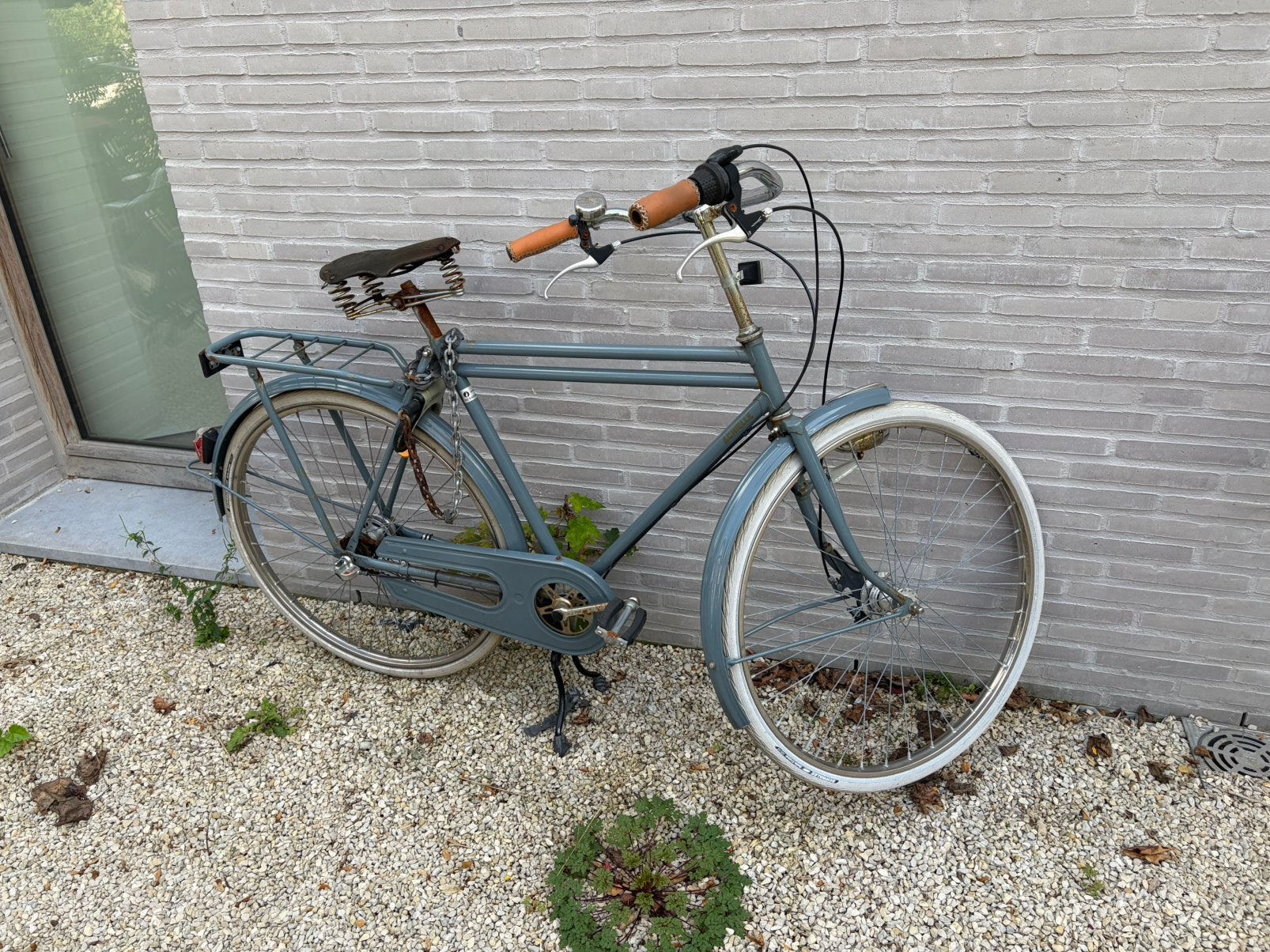 Achielle herenfiets – Belgisch handwerk, Brooks zadel, Ophalen, Zo goed als nieuw