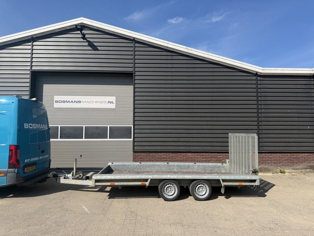 Vlemmix machinetransporter 400x180 gebruikt Belgische papier, Auto diversen, Aanhangers en Bagagewagens, Gebruikt