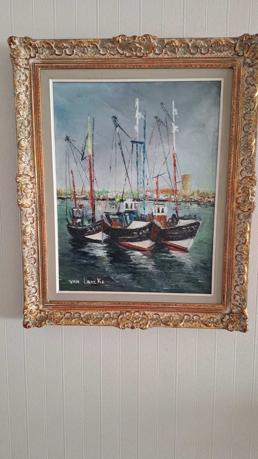 Schilderij, Antiek en Kunst, Ophalen, Klassiek, Gesigneerd