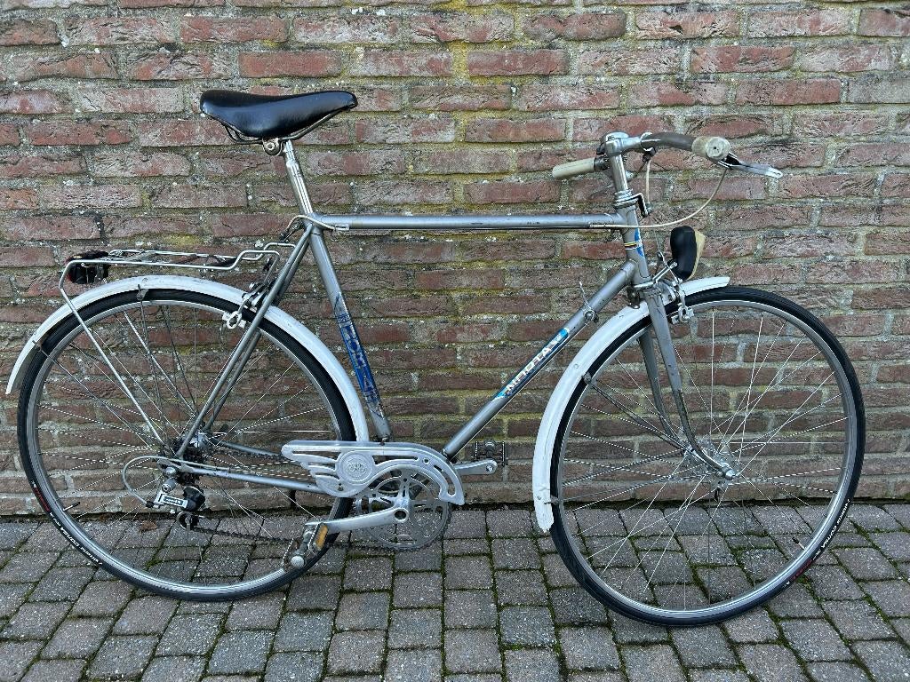 Vintage sportfiets, Fietsen en Brommers, Gebruikt, Velgrem, 53 tot 57 cm, Ophalen