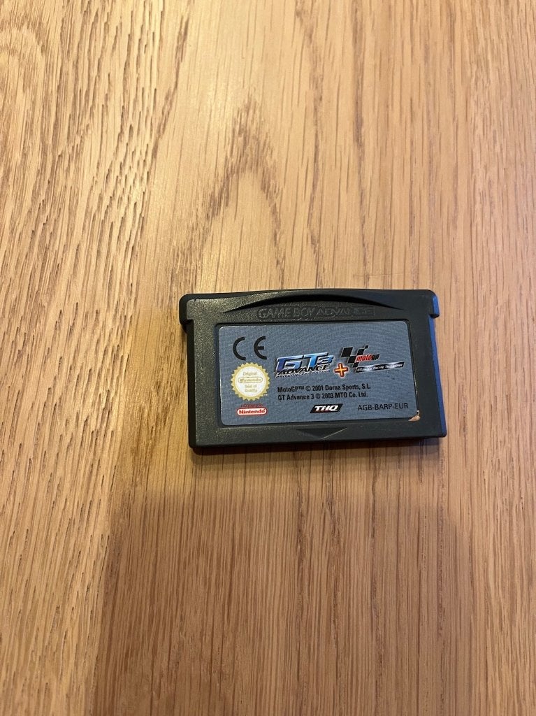 GBA GT3 advance + motogp, Consoles de jeu & Jeux vidéo, Jeux | Nintendo Game Boy, 1 joueur, Enlèvement, Utilisé, Course et Pilotage