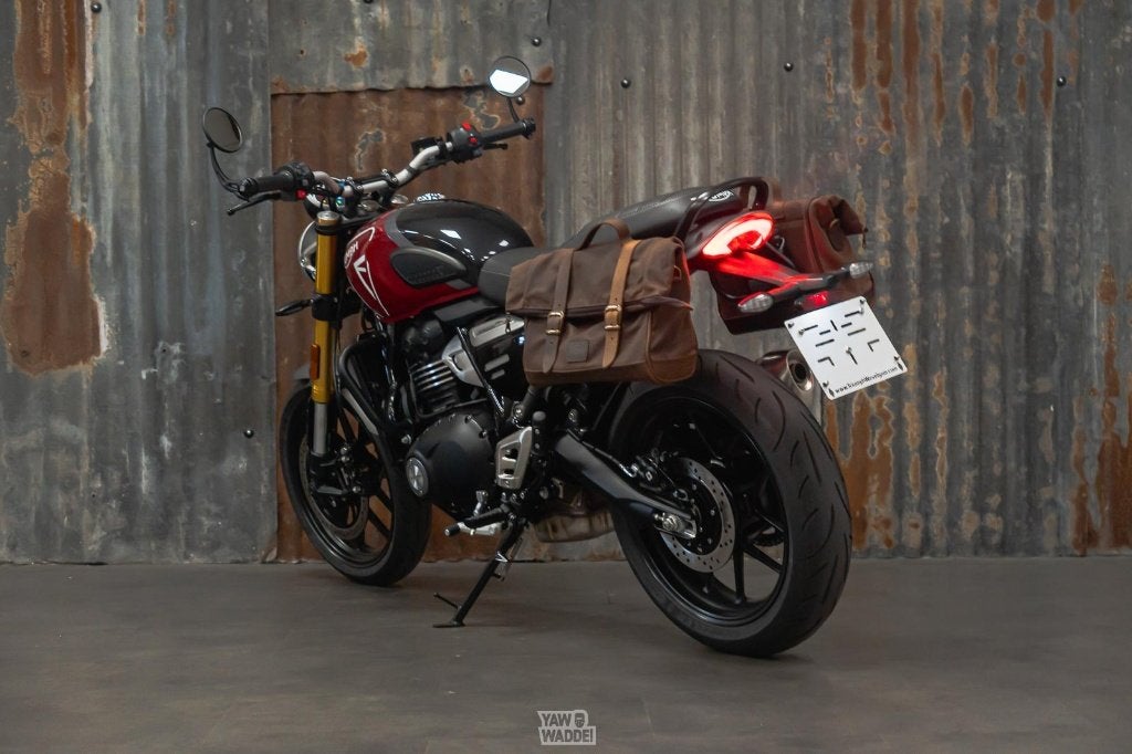 Triumph Speed 400+ zijtassen, Motoren, Motoren | Triumph, 400 cc, ABS, Minimaal motorrijbewijs A2, Handgeschakeld
