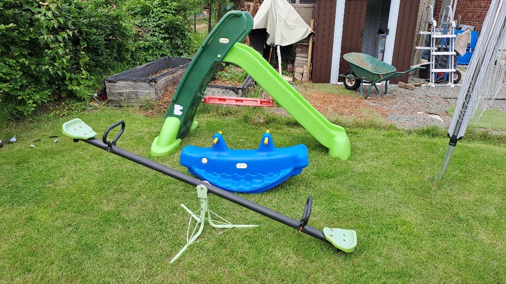 3 verschillende stuks voor kids in tuin, Hobby en Vrije tijd, Overige Hobby en Vrije tijd, Gebruikt, Ophalen
