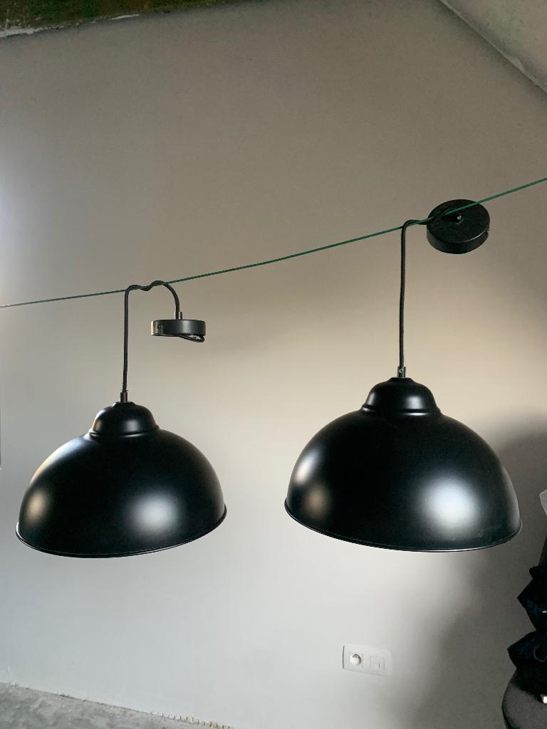 Hanglampen Eglo, Enlèvement, Comme neuf, Métal, 50 à 75 cm