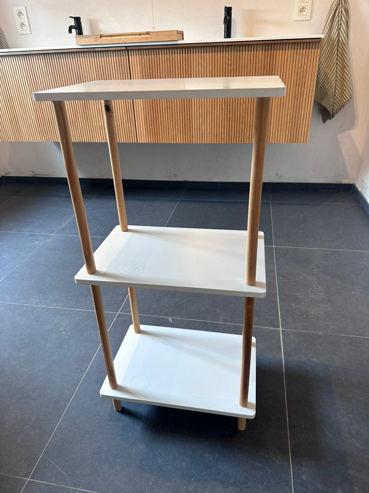 Badkamer rek, Huis en Inrichting, Ophalen, (Half)hoge kast, Minder dan 50 cm, Gebruikt
