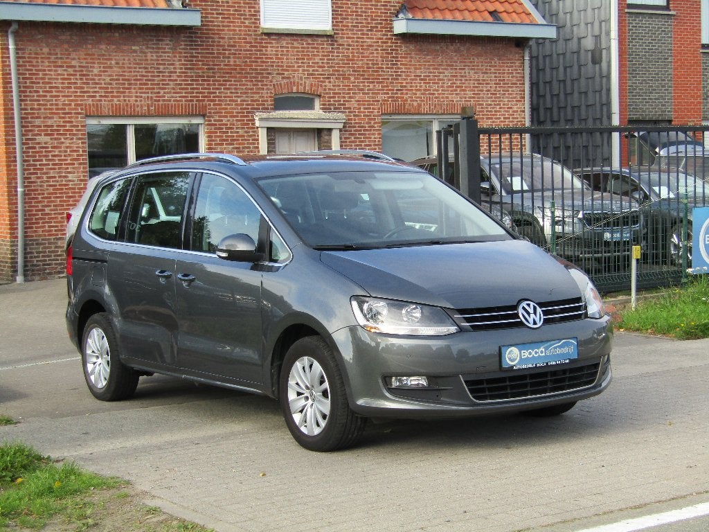 Vw sharan 2.0 TDI 7 zitplaats, Auto's, Euro 5, Stof, Zwart, 4 cilinders