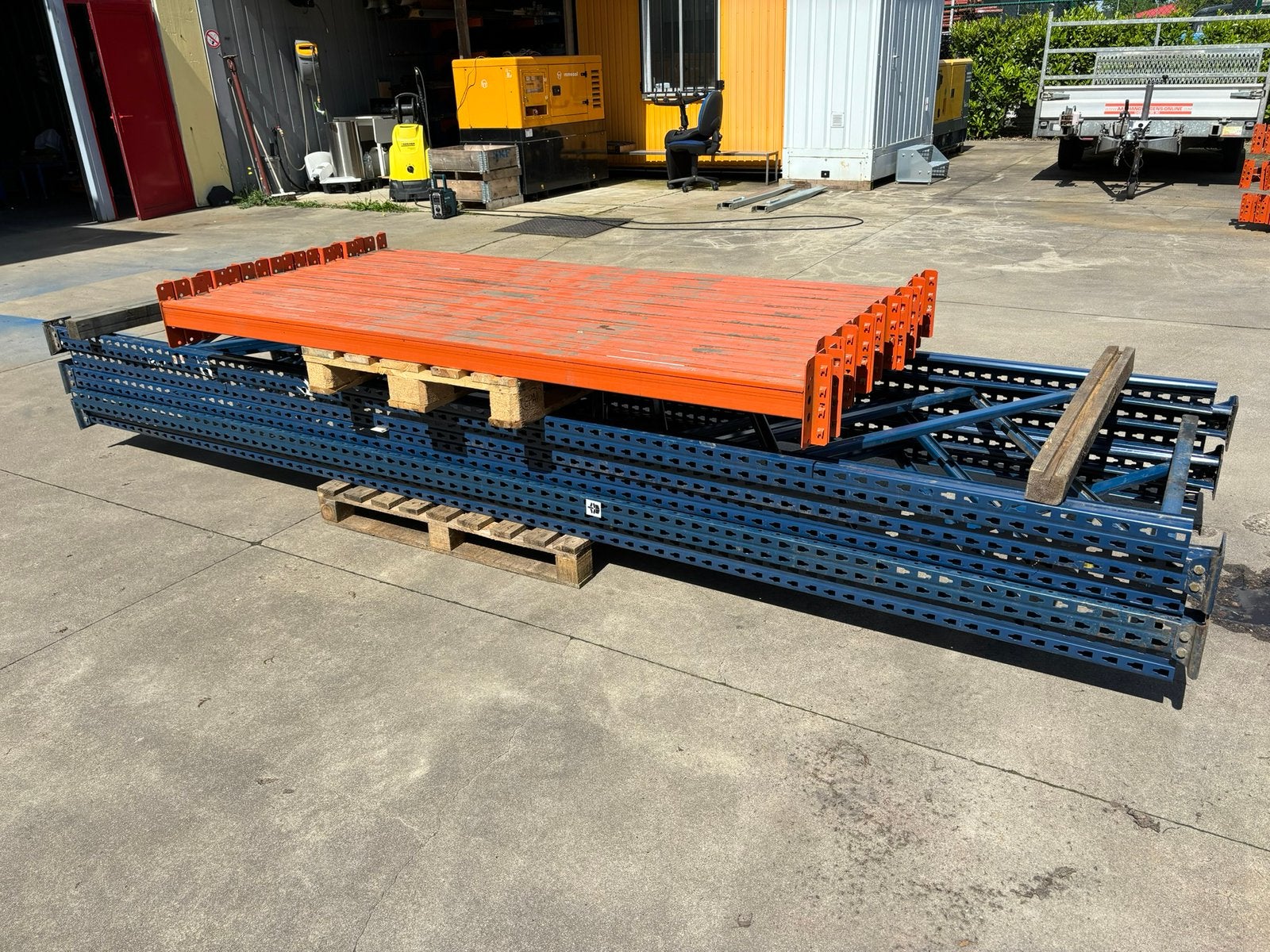 Palletstelling palletrek palletrekken grootvakstelling, Enlèvement