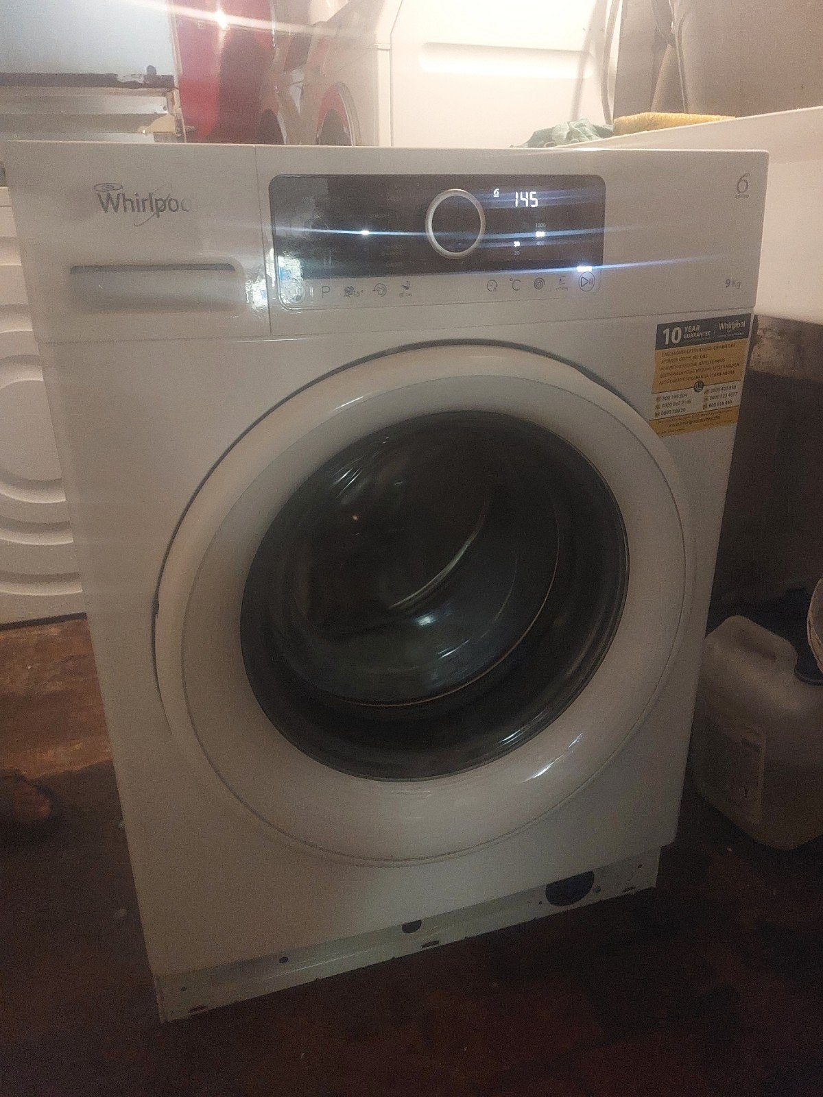 wasmachine whirlpool 9kg heel goede staat 120€, Enlèvement