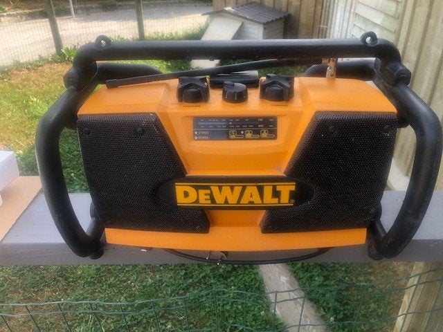 Dewalt werfradio, Audio, Tv en Foto, Ophalen, Gebruikt, Bouwradio